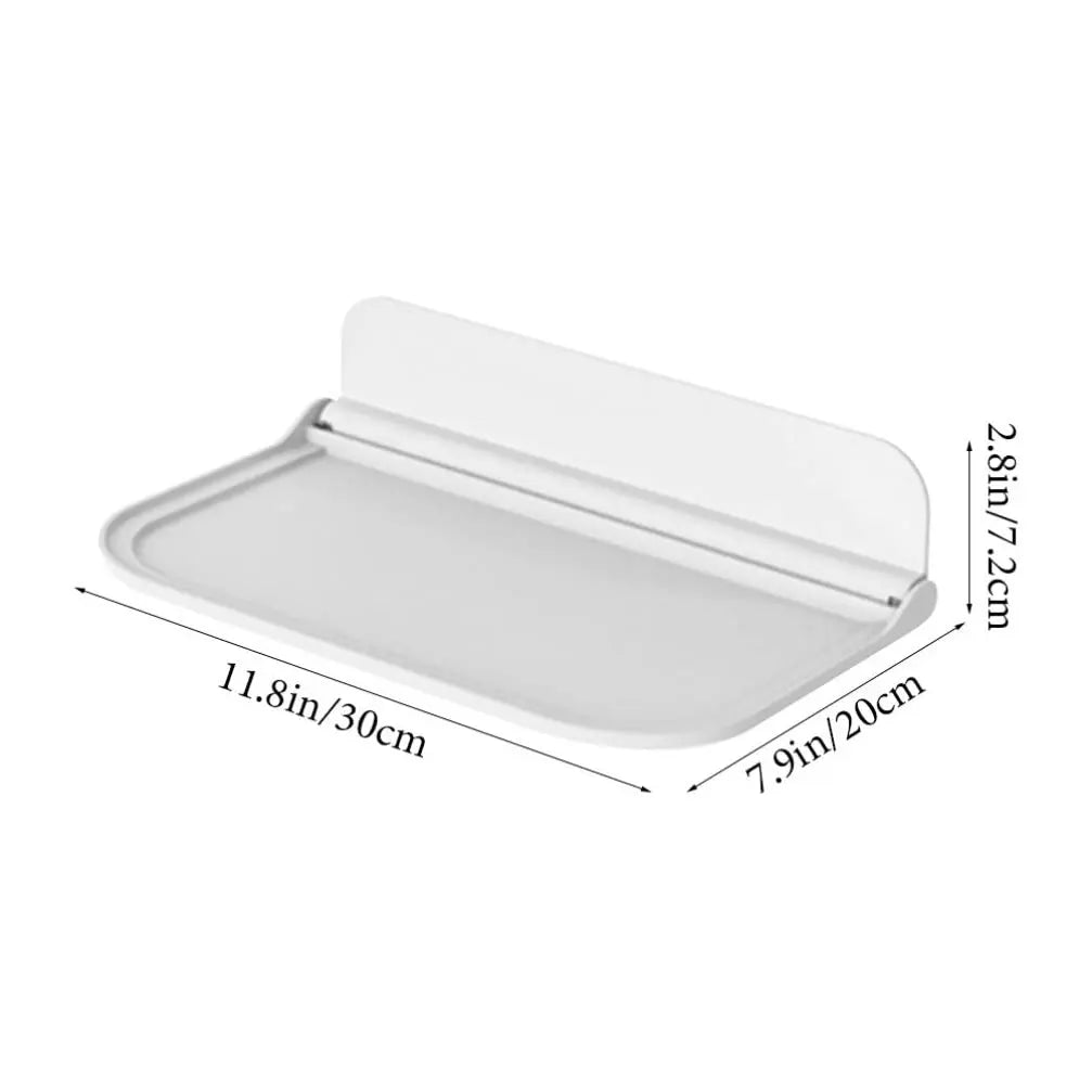 MF Cabin Lock Floating Wall Shelf | Wall-Mounted Folding Storage Rack & Hanging Board Organizer