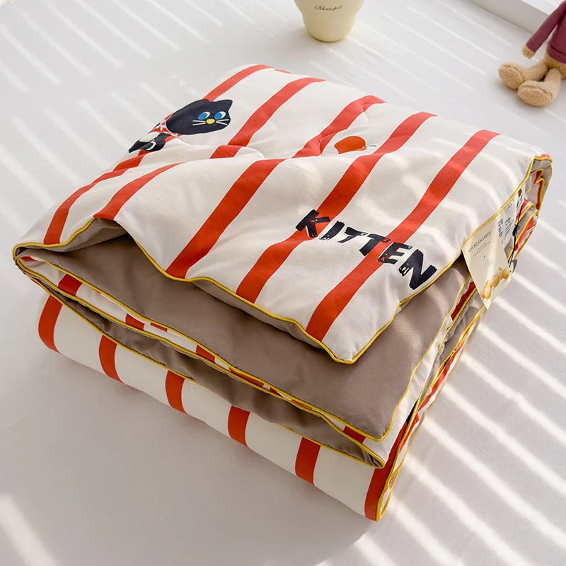 MF Super Soft Summer Quilt Queen | Lightweight, Breathable Air Conditioner Comforter, Soya Fibre Fill, Summer Blanket Single & Double