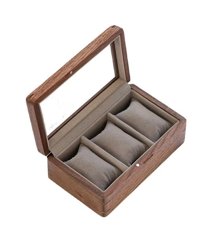 MF Three-Compartment Watch Storage Box | High-End Jewelry & Bracelet Display Case