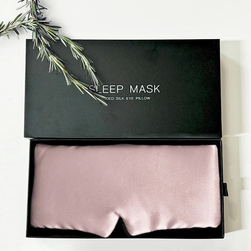 MF 100% Pure Silk Sleep Mask | Adjustable Luxury Eyemask, Soft & Breathable Eye Cover for Sleeping