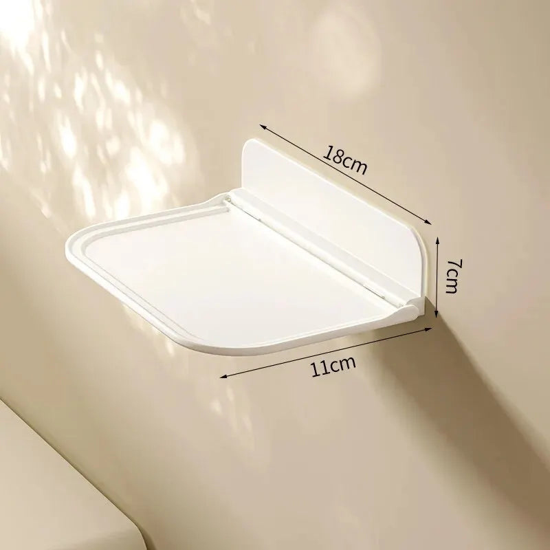 MF Cabin Lock Floating Wall Shelf | Wall-Mounted Folding Storage Rack & Hanging Board Organizer
