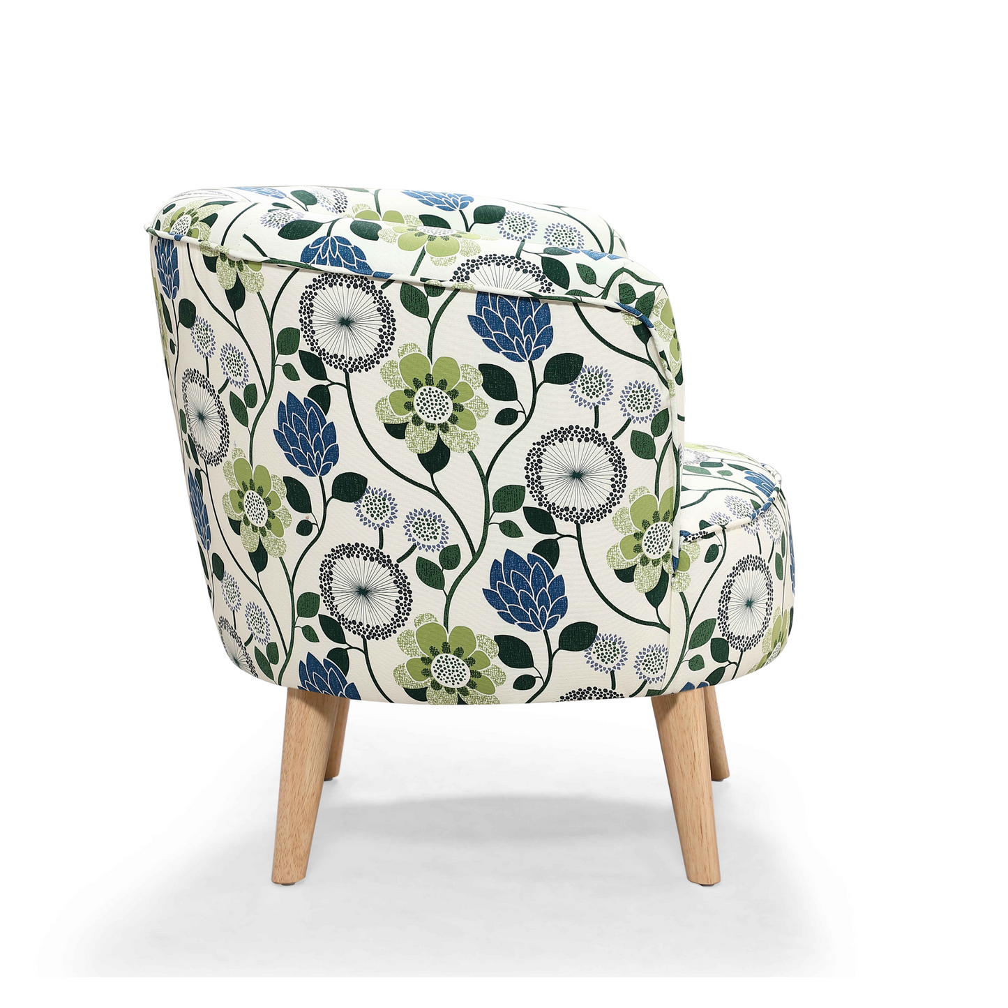 Stamford Arm Chair Upholstered in Scandi Digital Print Fabric