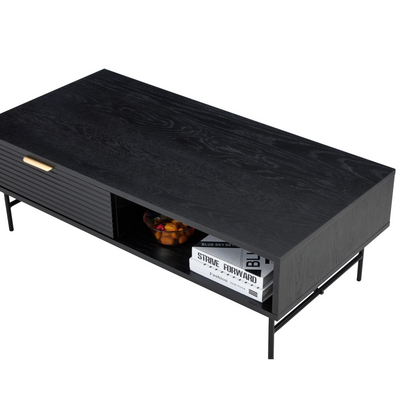 Astoria 2 Coffee Table Black Oak Veneer