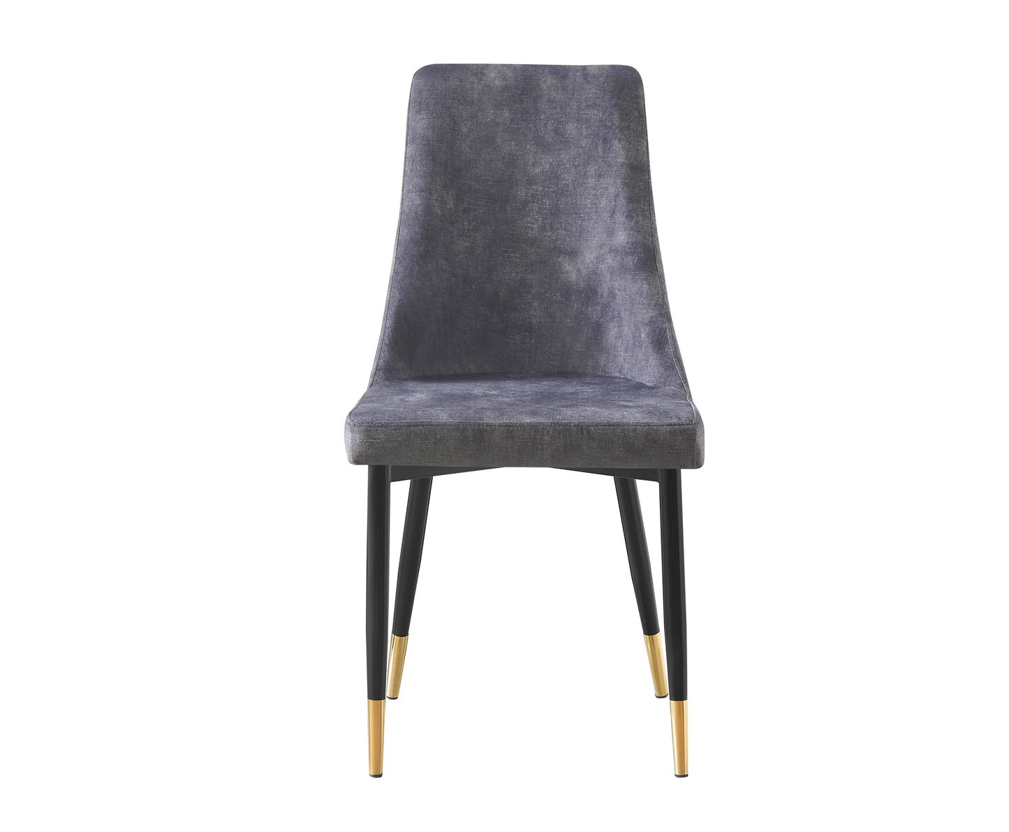 Maddison Chair Grey Velvet - Set of 2