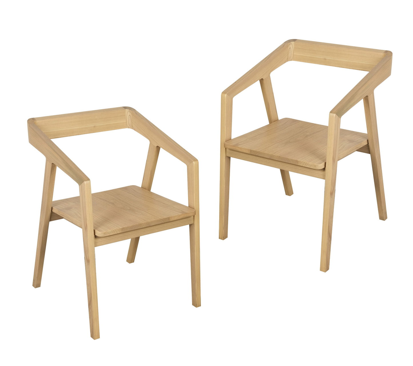 Kyoto Oak Arm Chair - Set of 2