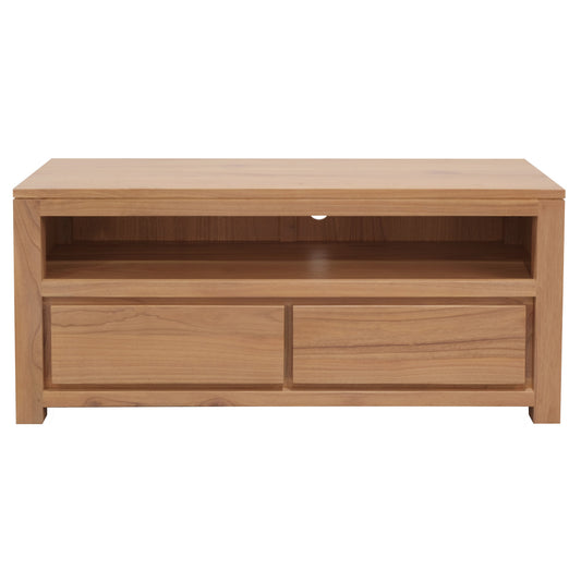 Amsterdam 2 Drawer Solid Mindi Timber Entertainment Unit