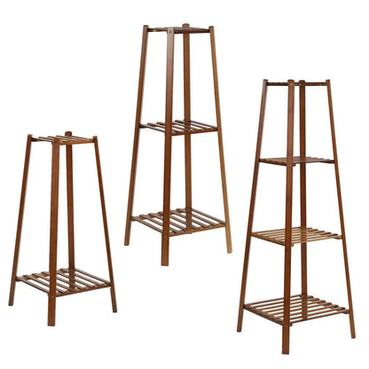 Bamboo Plant Stand Display Rack Shelf