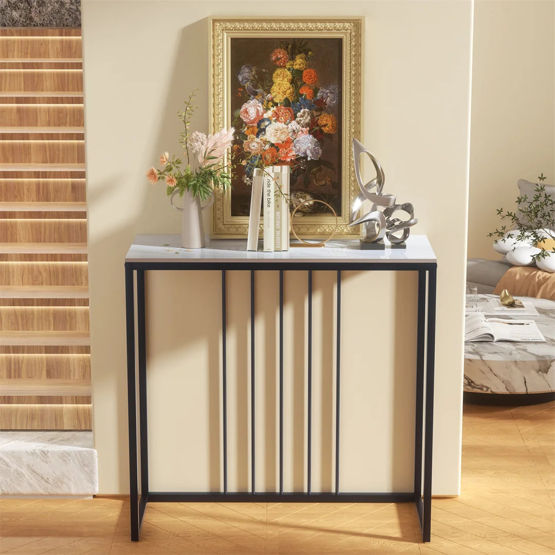 Rectangular Sintered Stone Console Table