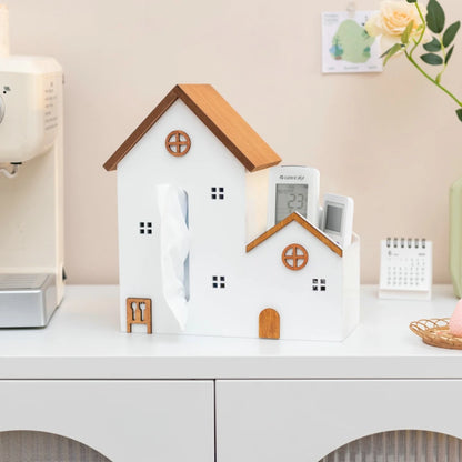 Simple House Tissue Box & Organiser