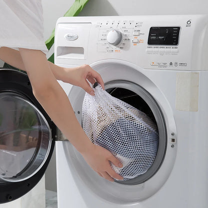 MF Drawstring Laundry Bag Set | 4PCS Coarse Net Washing Bags for Dirty Clothes Organizer & Washing Machine Use