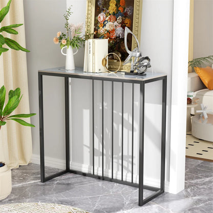 Rectangular Sintered Stone Console Table