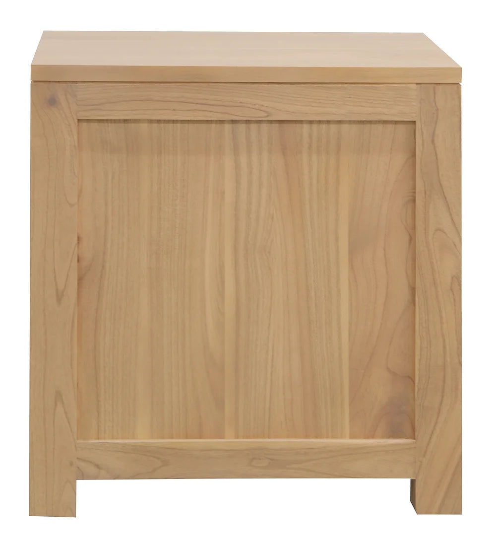 Amsterdam Solid Mindi Timber 2 Drawer Bedside Table