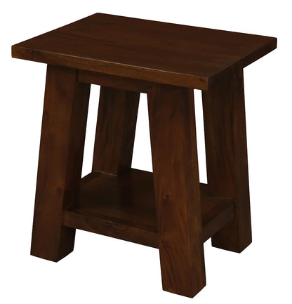 Mahogany Timber Lamp Table