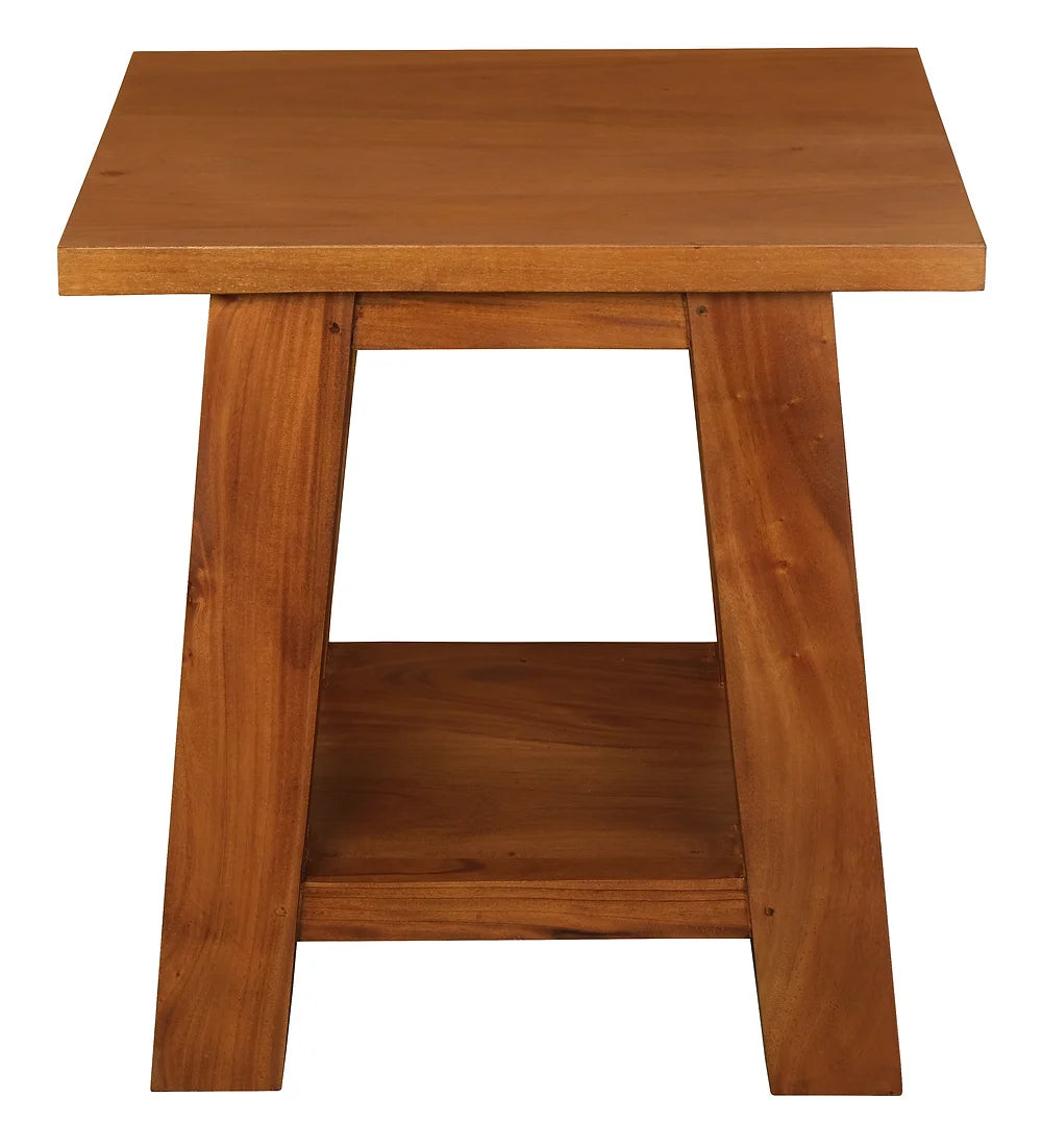 Mahogany Timber Lamp Table