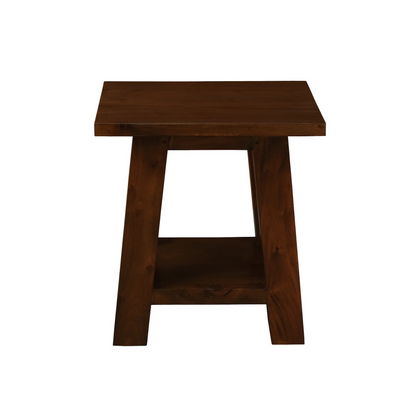 Mahogany Timber Lamp Table