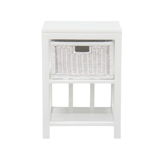 1 Drawer Rattan Lamp Table