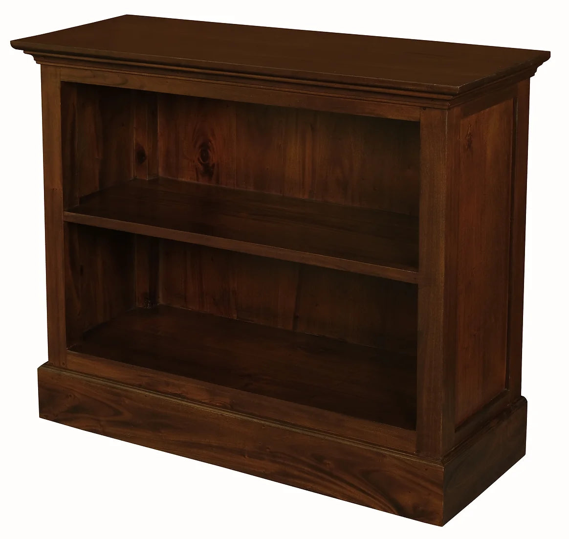 Mahogany Timber Half Size Bookcase Small