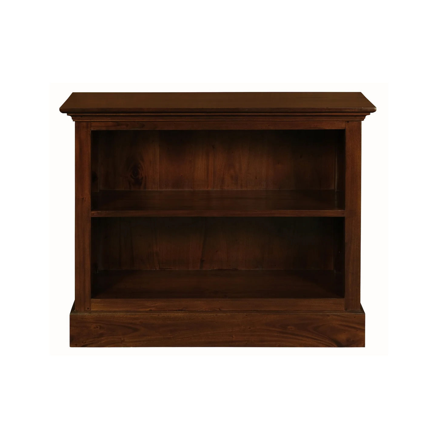 Mahogany Timber Half Size Bookcase Small