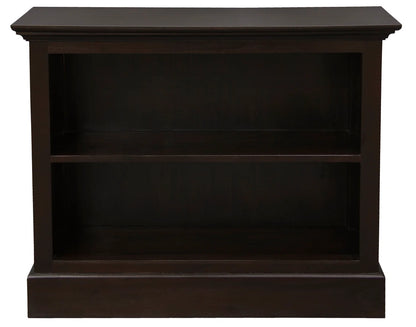 Mahogany Timber Half Size Bookcase Small