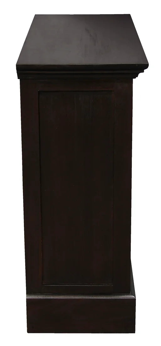 Mahogany Timber Half Size Bookcase Small