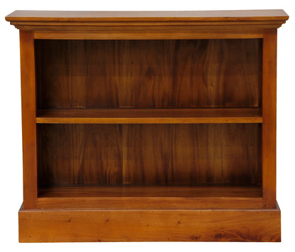 Mahogany Timber Half Size Bookcase Small