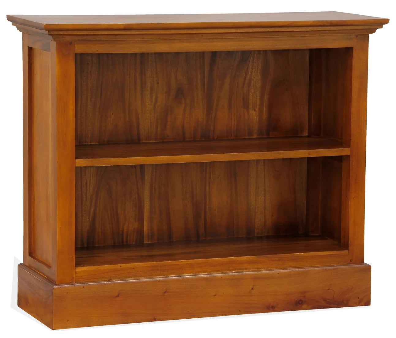 Mahogany Timber Half Size Bookcase Small